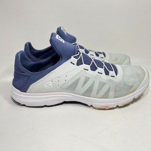 Salomon Women's Amphib Bold 2 Cream & Blue Running Shoes US 9 / EU 41